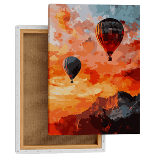 Hot Air Balloons at Sunset