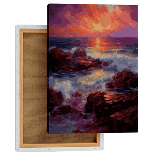 Sunset Ocean Drama