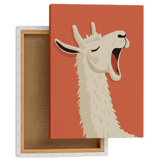 Laughing Llama Portrait