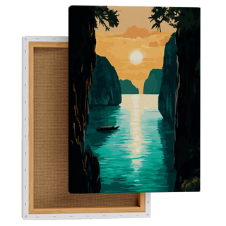 Sunset Lagoon Serenity