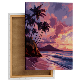 Sunset Beach and Volcano