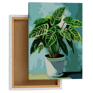 Tropical Houseplant in Pot