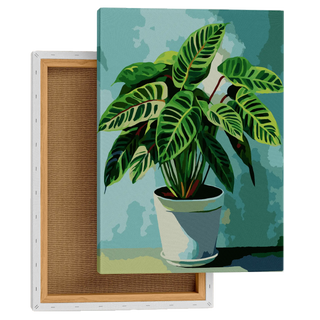 Tropical Houseplant in Pot