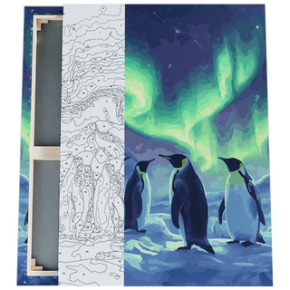 Arctic Aurora Penguins