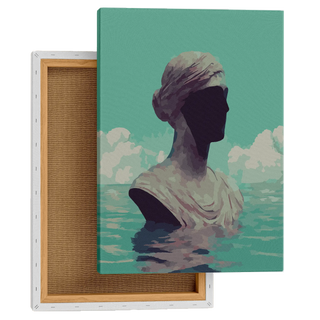 Statue in the Sea