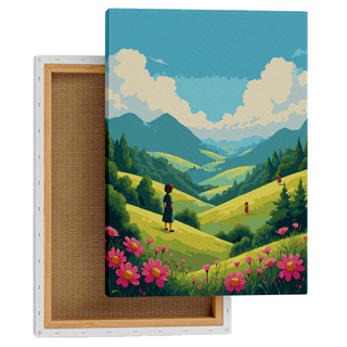 Serene Hillside Adventure