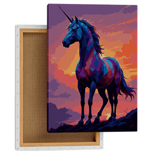 Majestic Unicorn Sunset