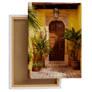 Tropical Courtyard Doorway