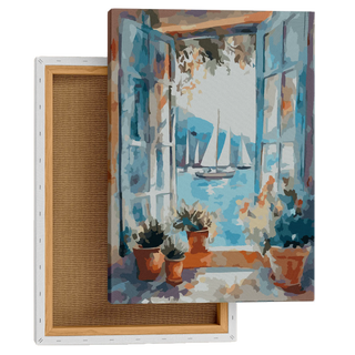 Seaside Serenity Window